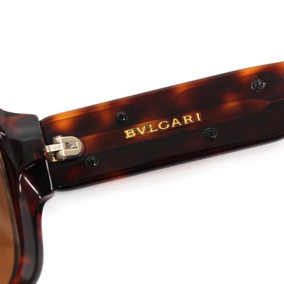 BVLGARI Limited Edition Tortoise Crystal Stone Embellished Sunglasses Oversized main image 4